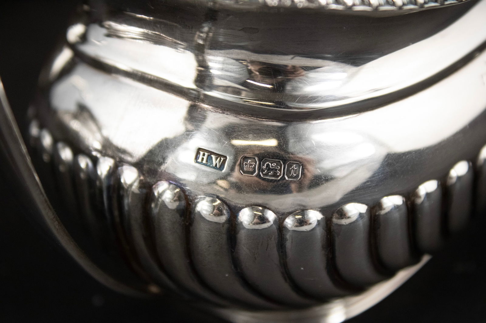 Sterling Silver Three Piece Tea Set - 6