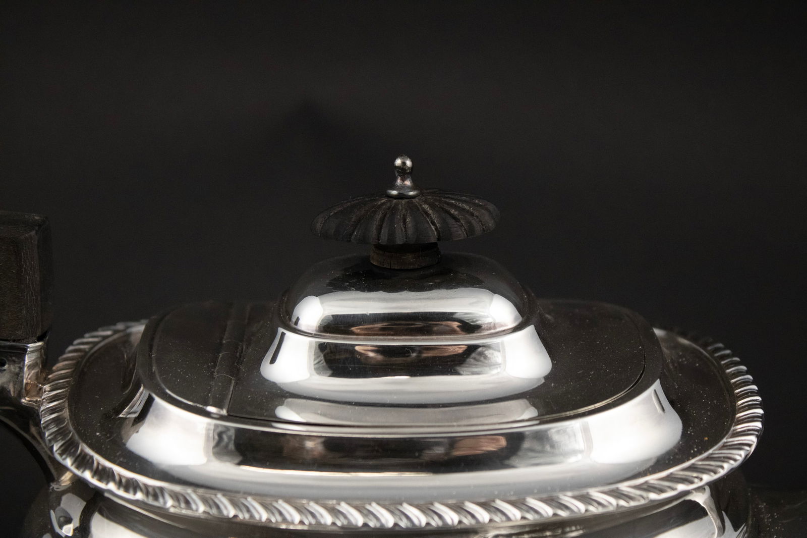 Sterling Silver Three Piece Tea Set - 8