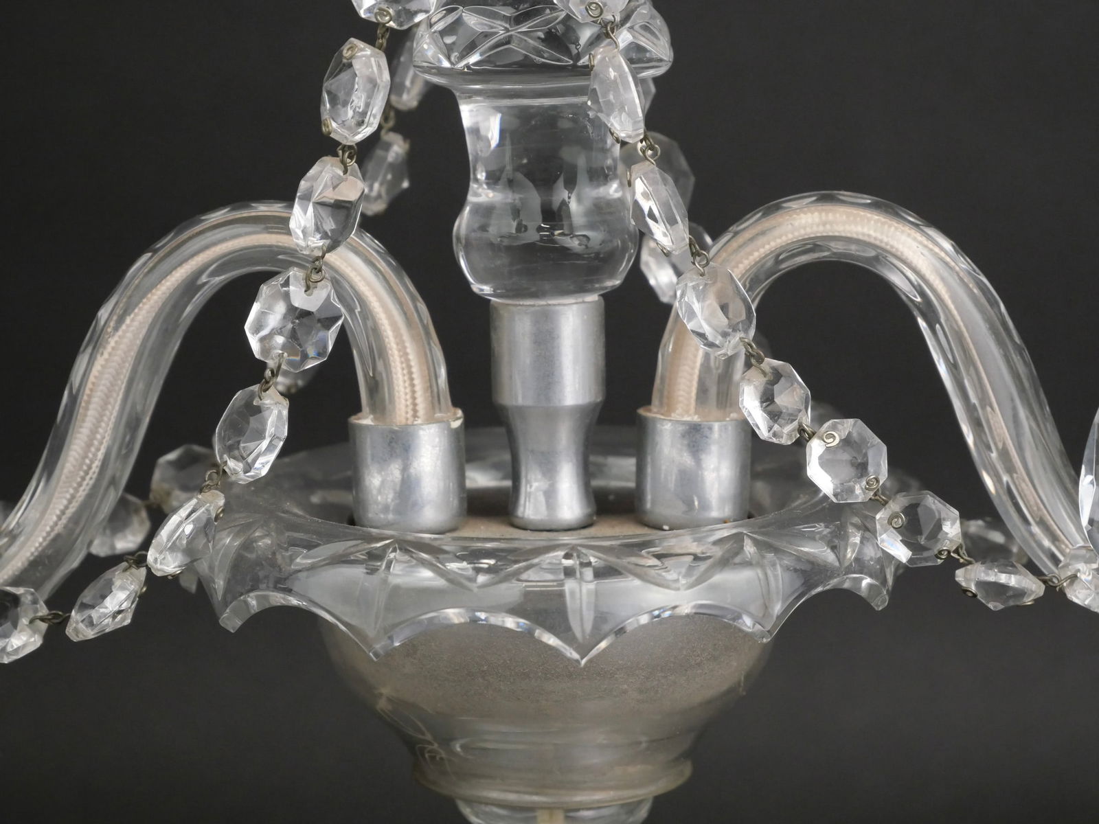 Two Light Crystal Candelabra Light - 5