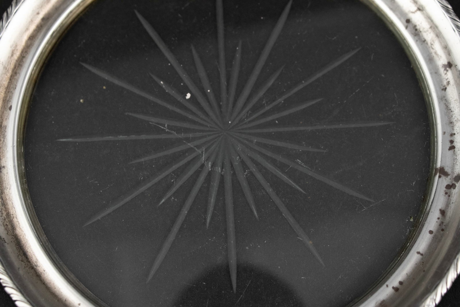 Six Sterling Silver Coasters - 3