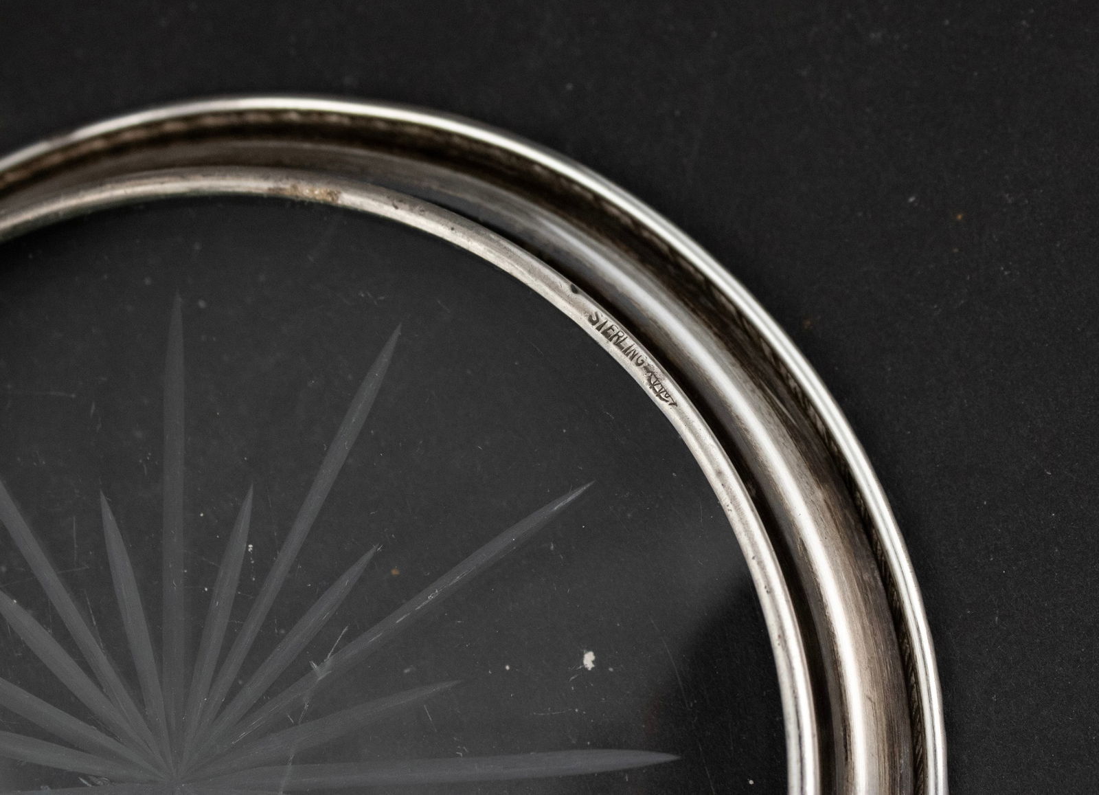 Six Sterling Silver Coasters - 4