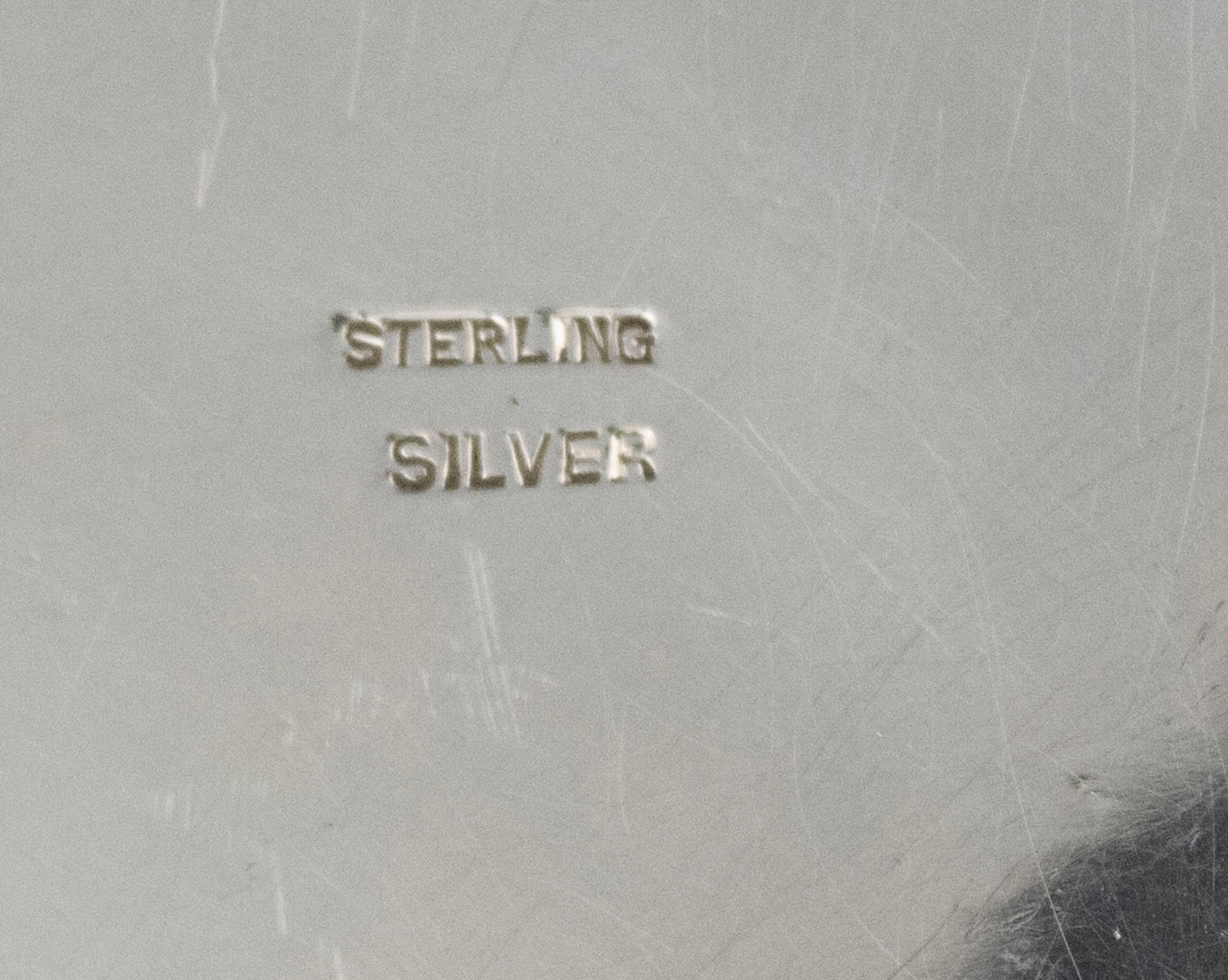 Six Sterling Silver Coasters - 6