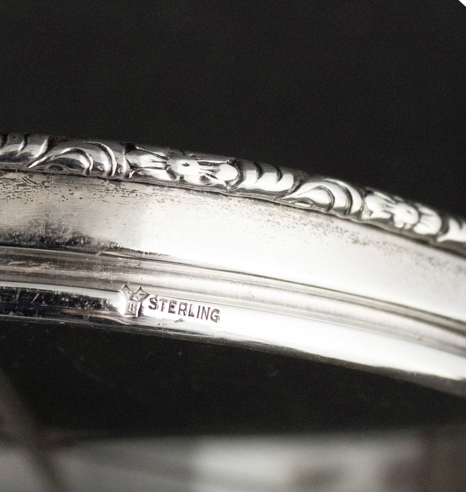 Six Sterling Silver Coasters - 7