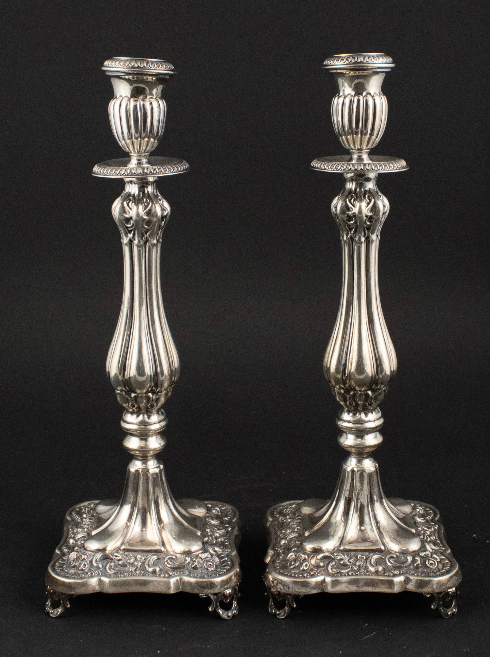Pair of 925 Silver Candlesticks (1 of 9)