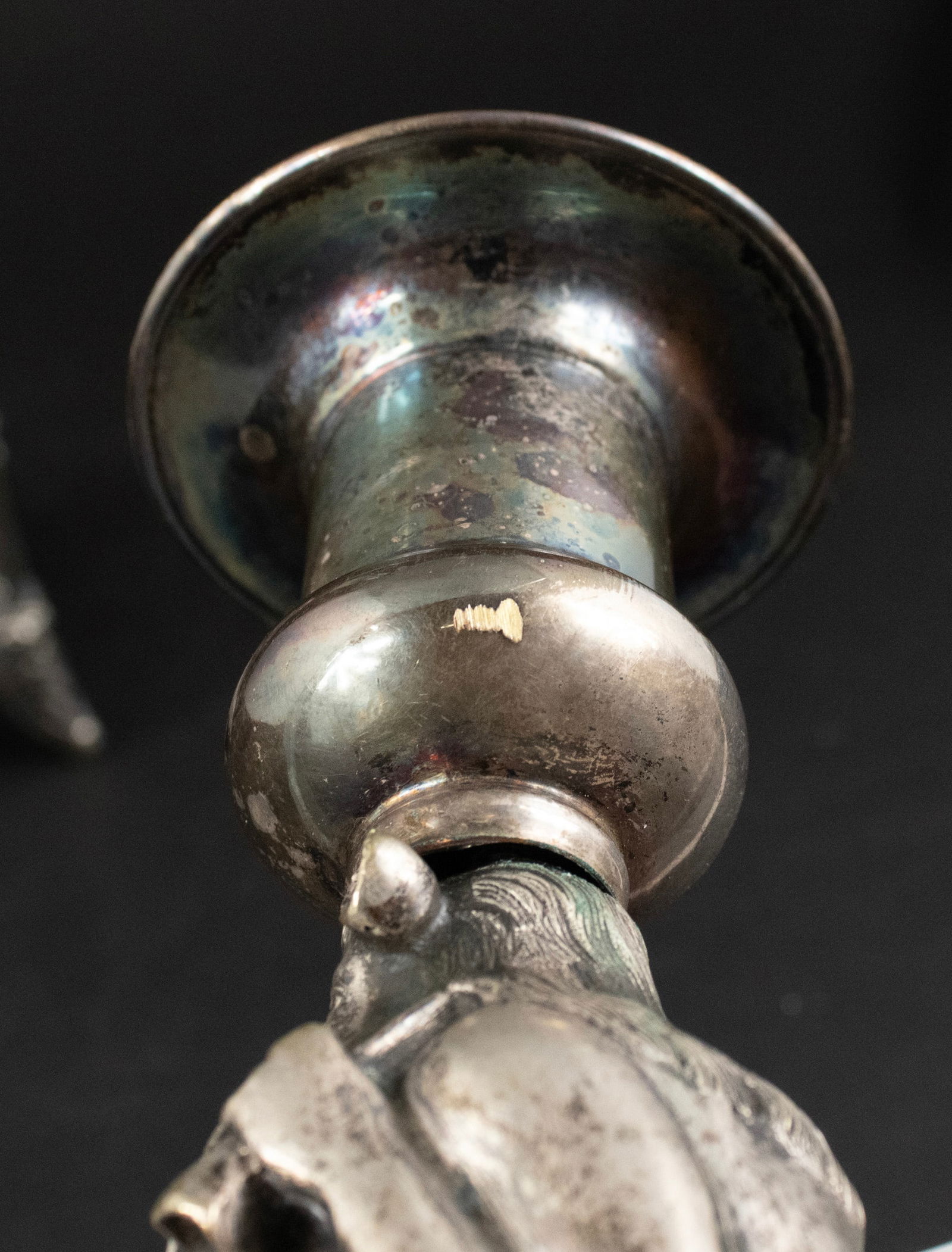 Continental Silver Neoclassical Candlestick - 11