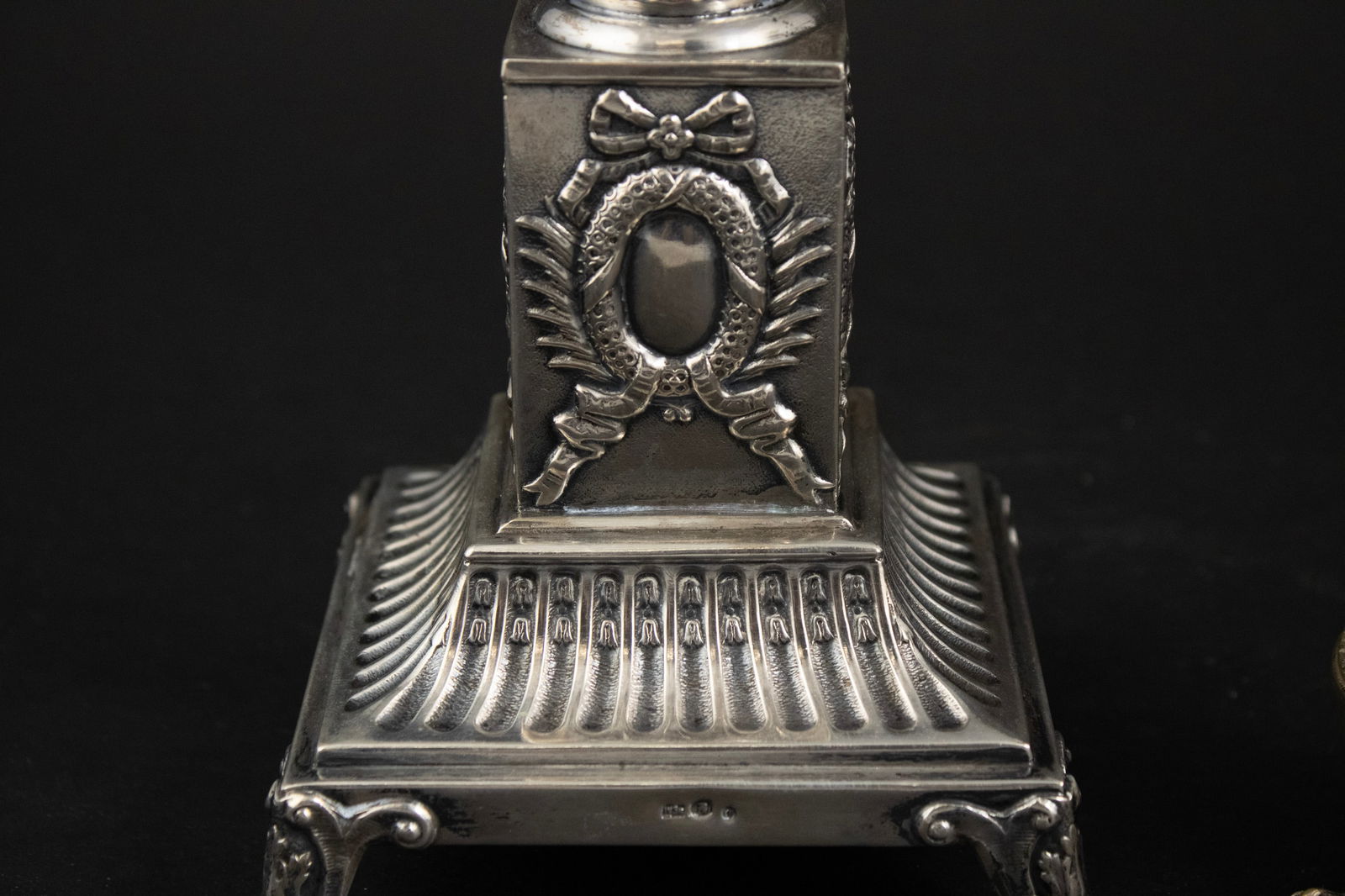 Continental Silver Neoclassical Candlestick - 4