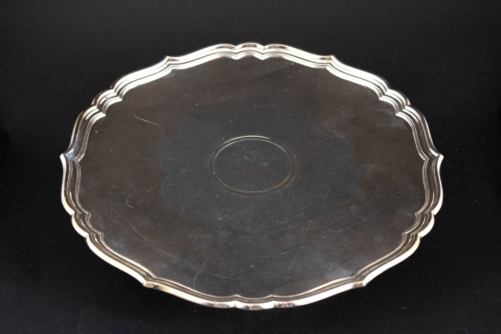 800 Silver Cake Stand - 2
