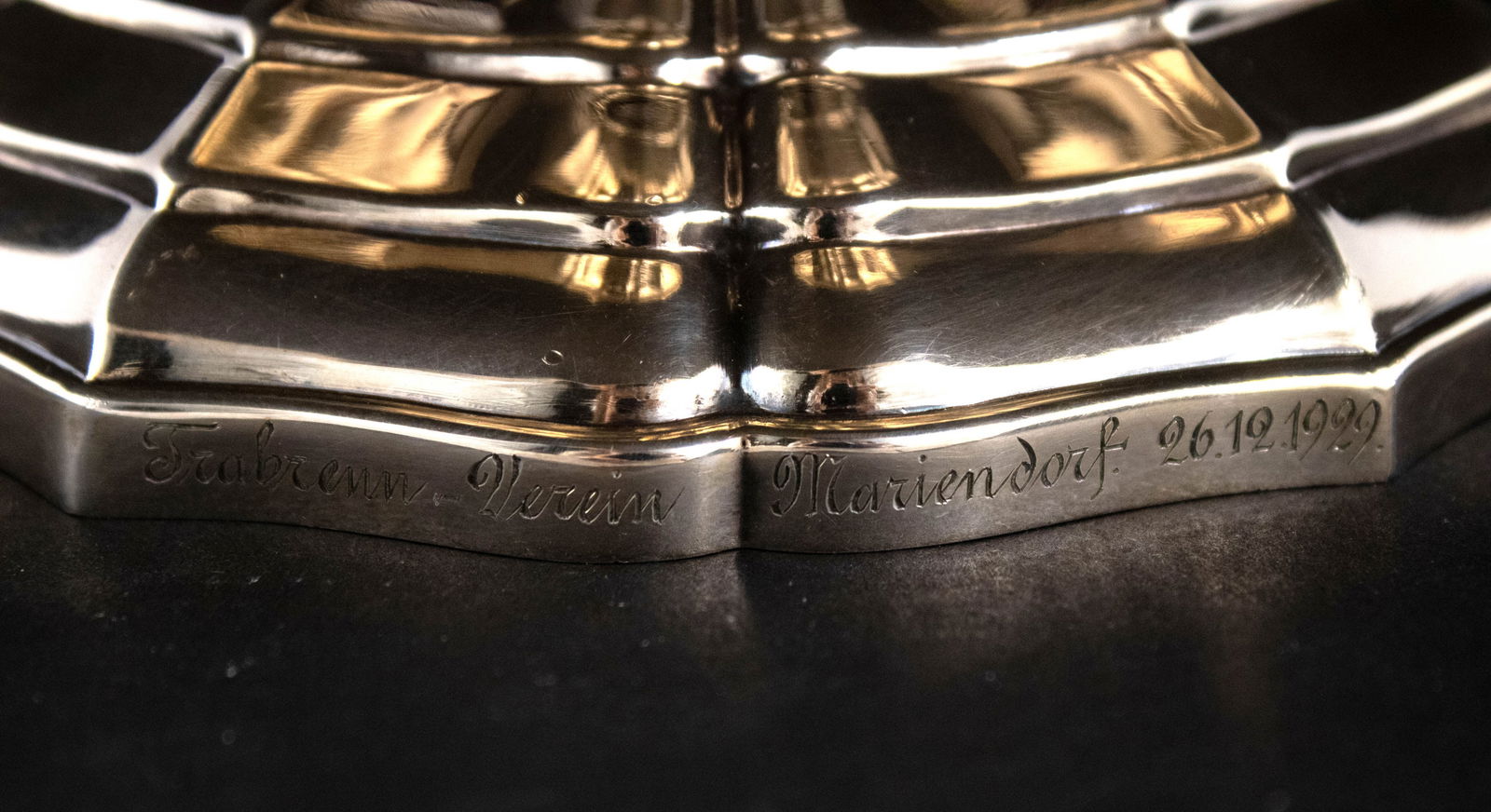 800 Silver Cake Stand - 4