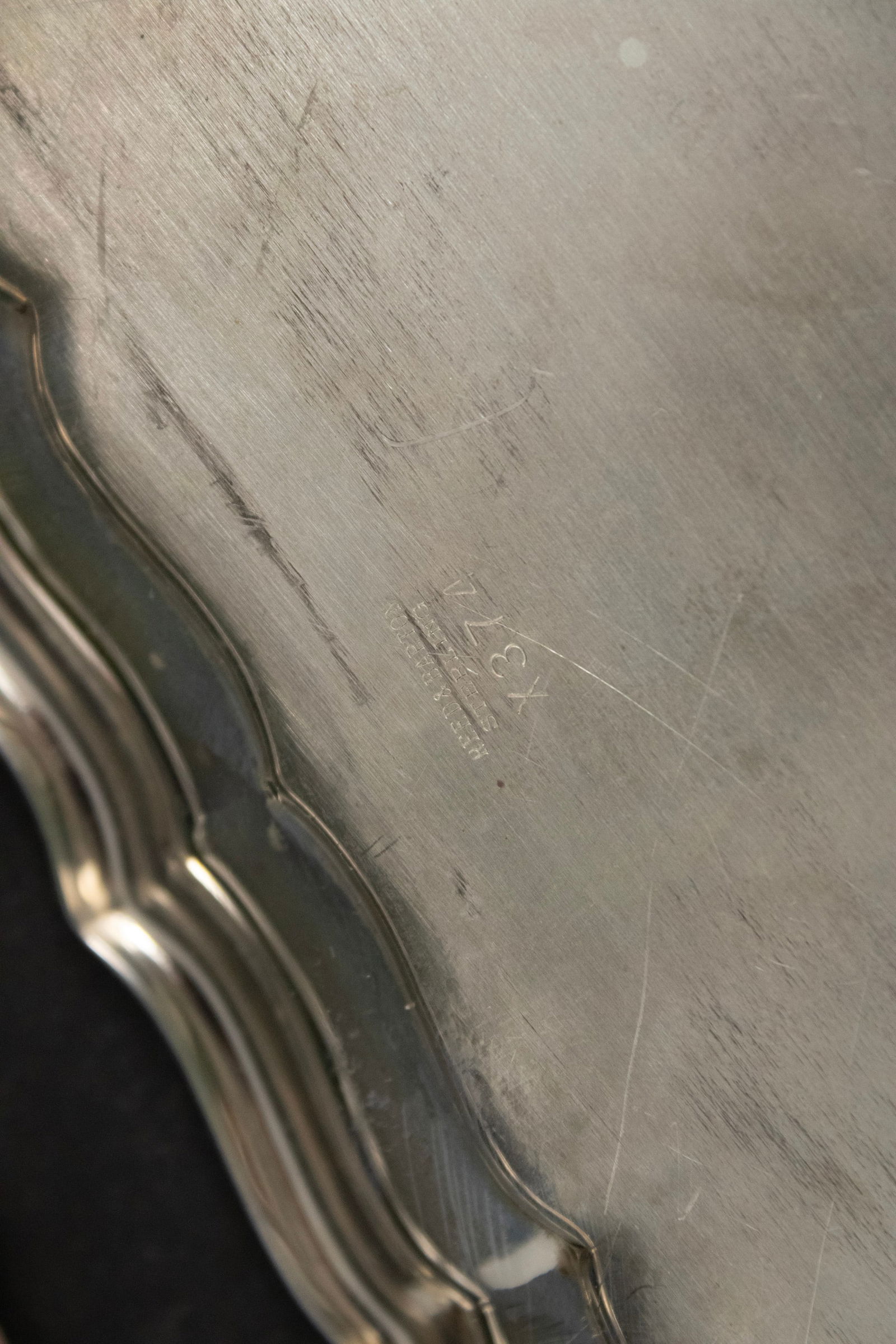 Continental Silver Oval Tray - 9