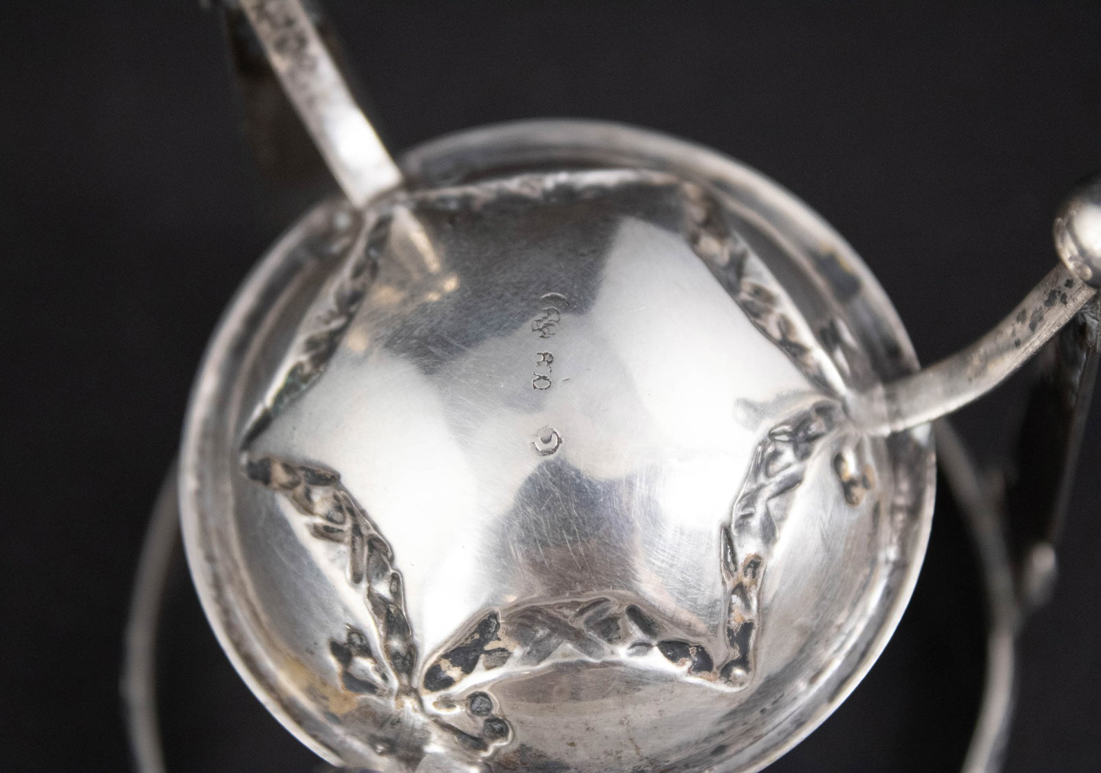 Two 800 Silver Footed Fragments - 13