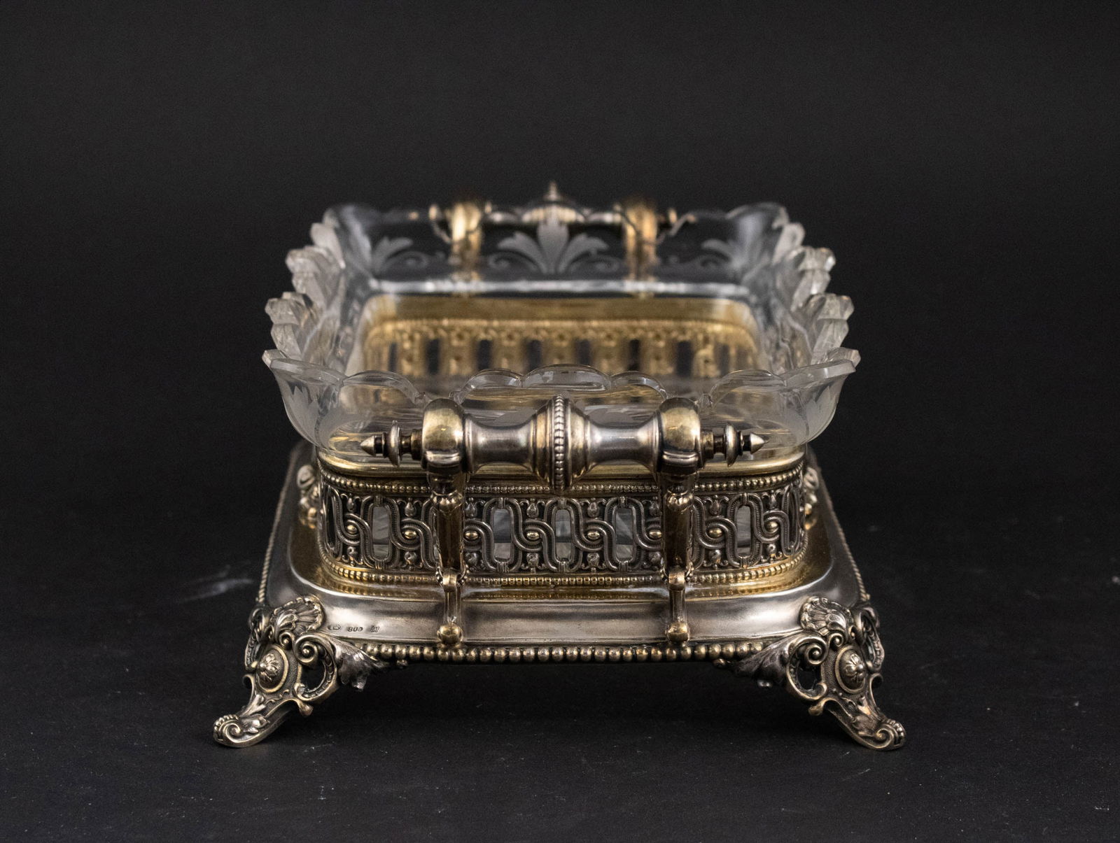 Two 800 Silver Footed Fragments - 4