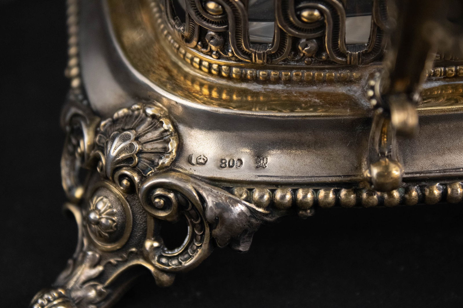 Two 800 Silver Footed Fragments - 5