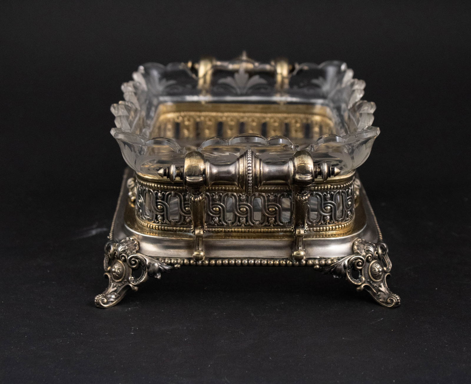 Two 800 Silver Footed Fragments - 7