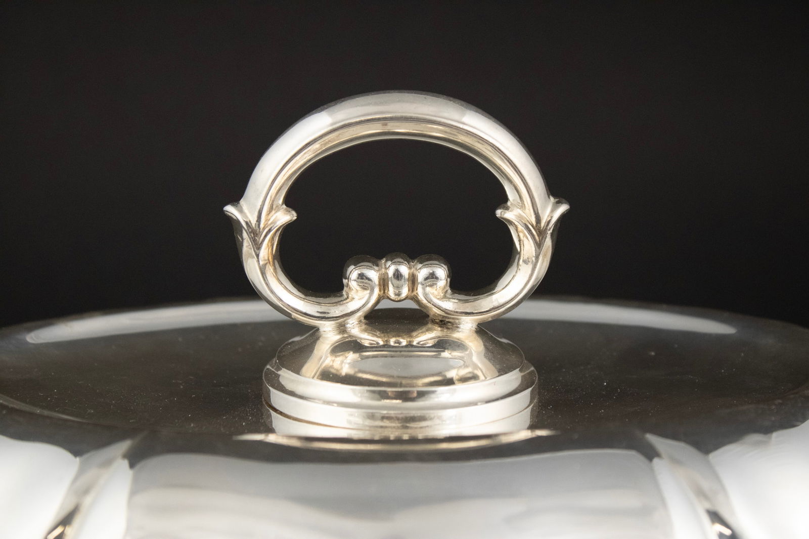 830 Silver Covered Vegetable Dish - 2