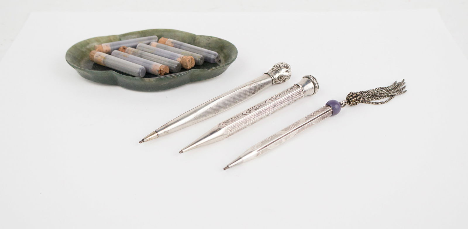 Two 800 Silver Mechanical Pencils - 2