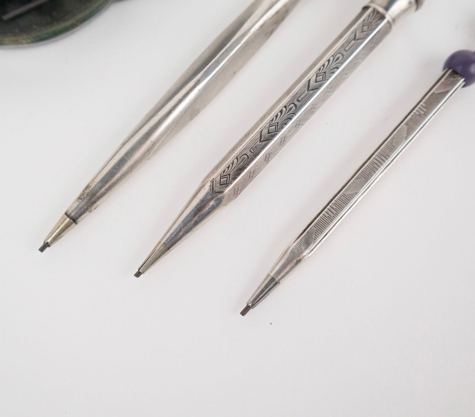 Two 800 Silver Mechanical Pencils - 4