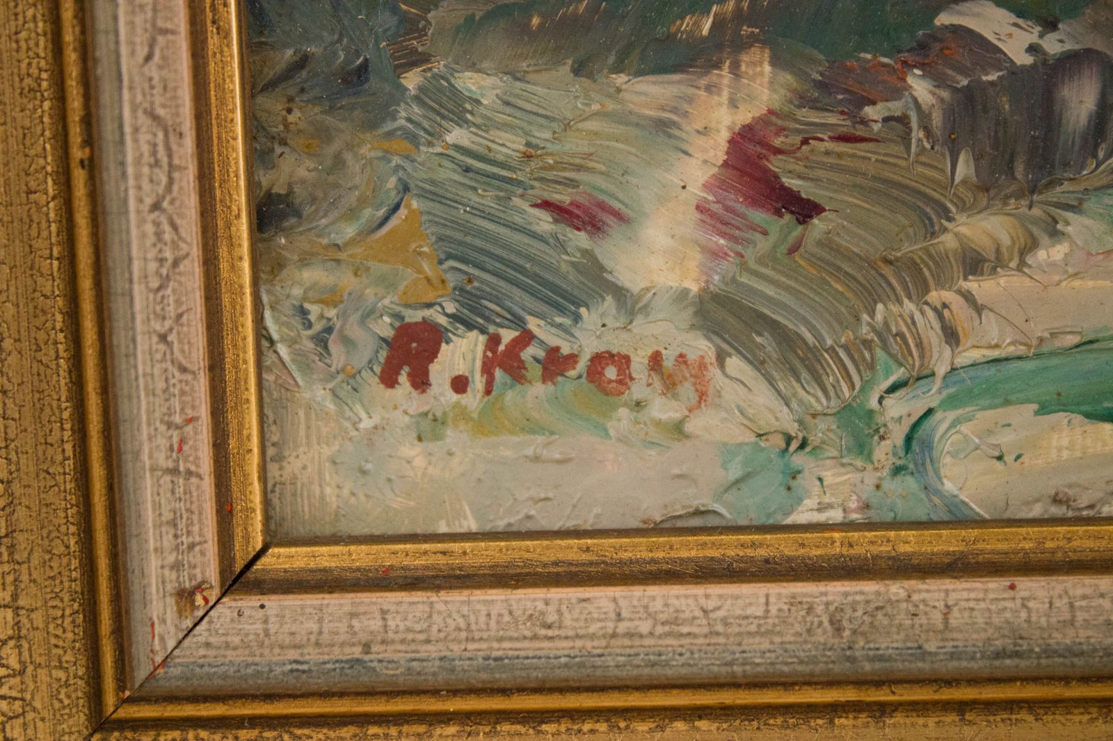 Four Assorted, Oil Paintings - 12