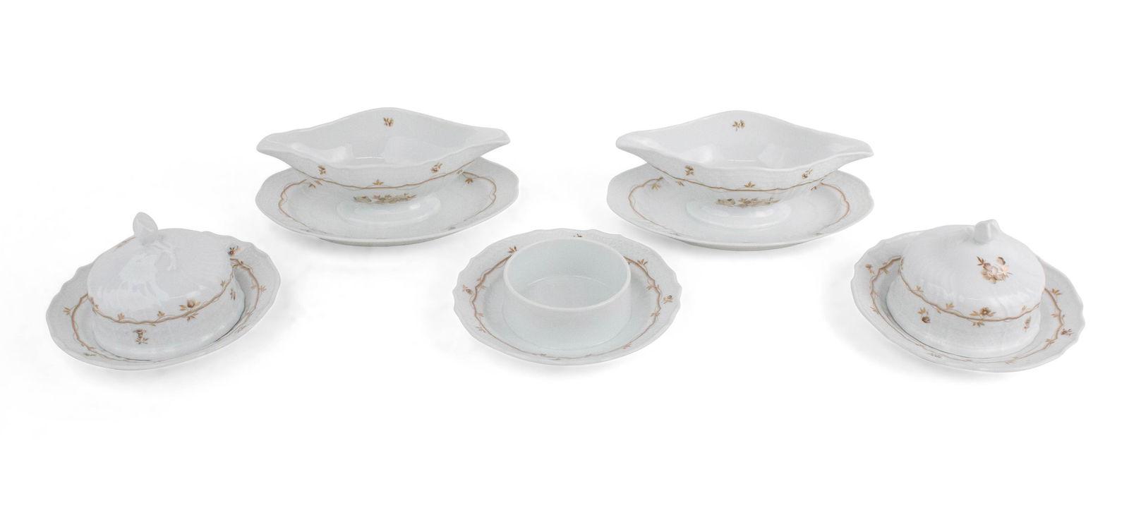 Two Hutschenreuther Dresden Meersburg Sauce Boats (1 of 6)