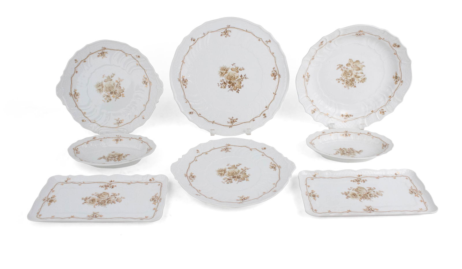Eight Hutschenreuther Dresden Meersburg Serving Platters (1 of 7)