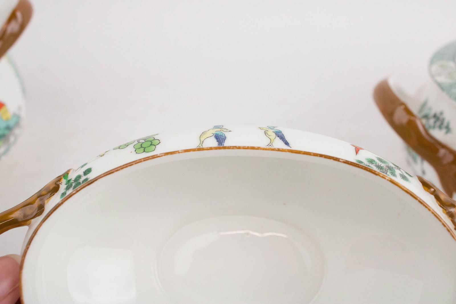 Five "Chinese Willow" Pattern Serving Pieces - 10