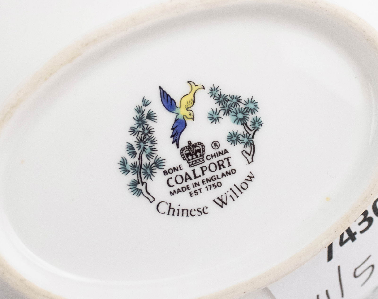 Five "Chinese Willow" Pattern Serving Pieces - 13