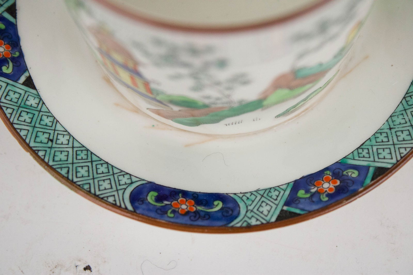 Ten "Chinese Willow" Pattern Serving Pieces - 12