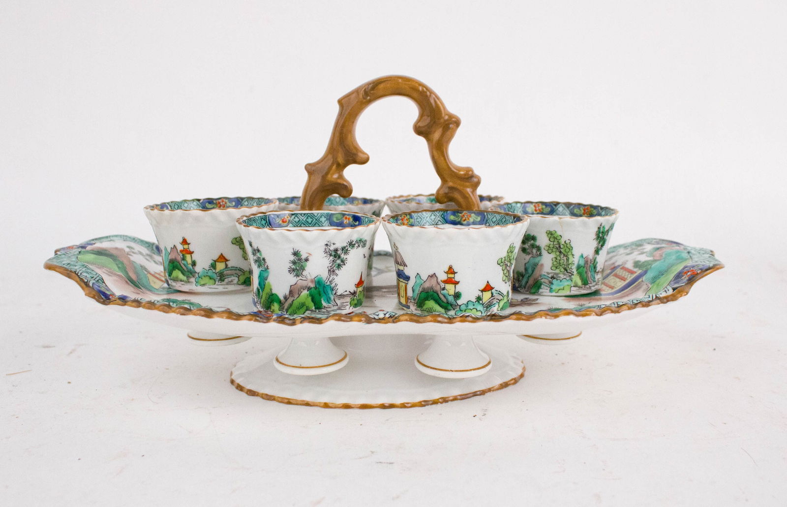 Ten "Chinese Willow" Pattern Serving Pieces - 8