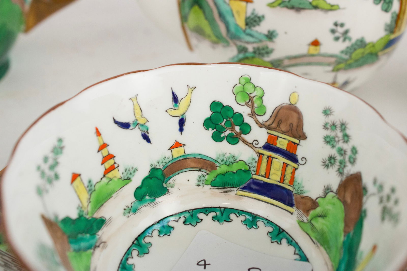 Assembled "Chinese Willow" Pattern Tea Service - 2