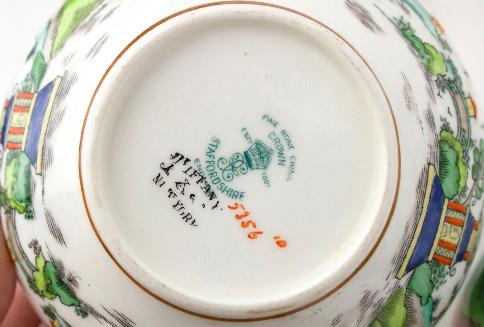 Assembled "Chinese Willow" Pattern Tea Service - 7