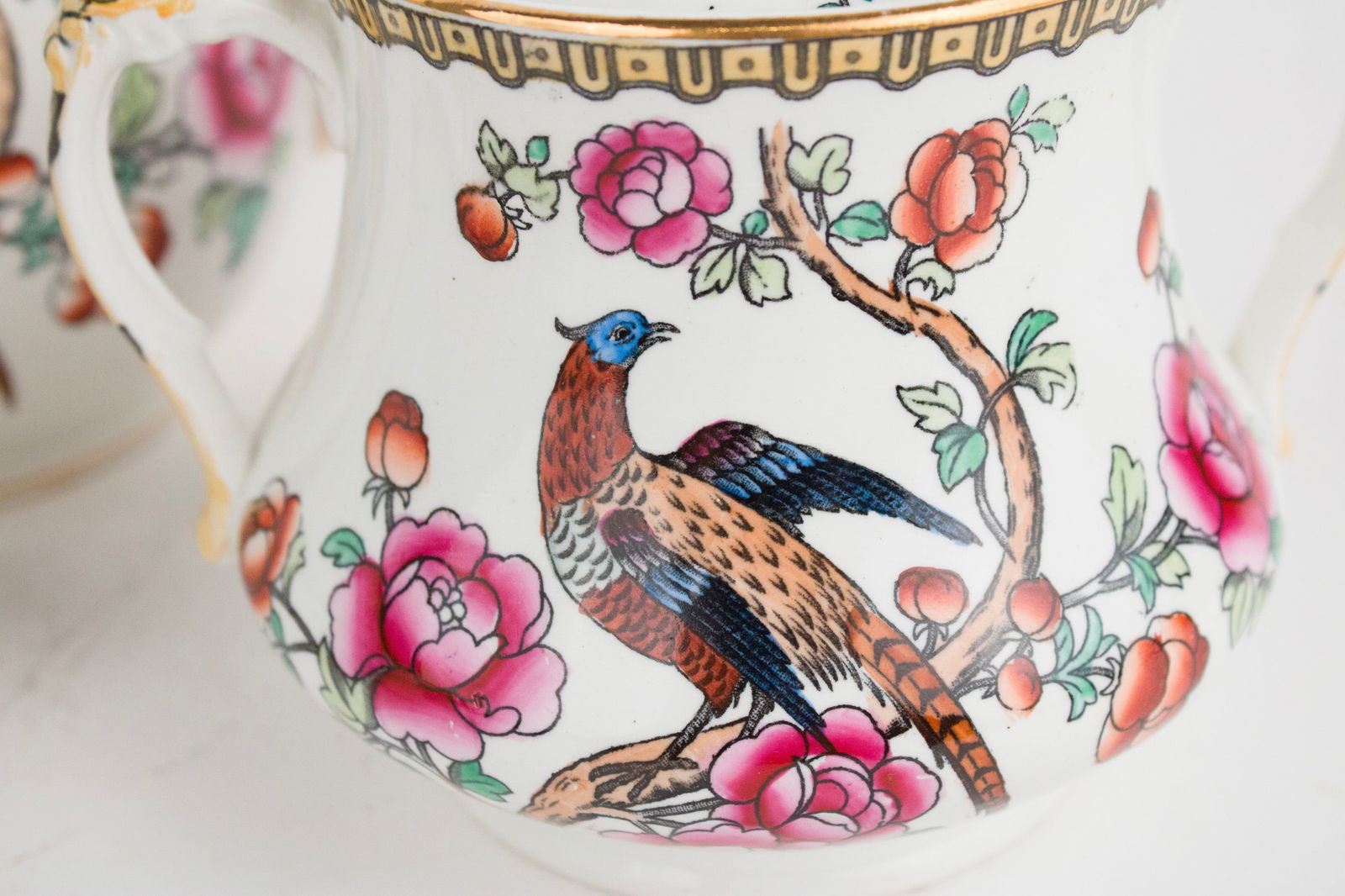 Assembled Pheasant Pattern Tea Service - 2