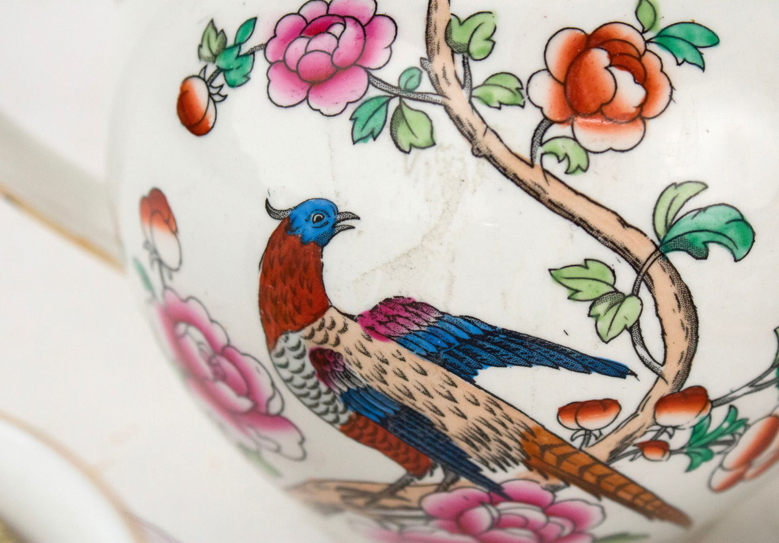 Assembled Pheasant Pattern Tea Service - 4