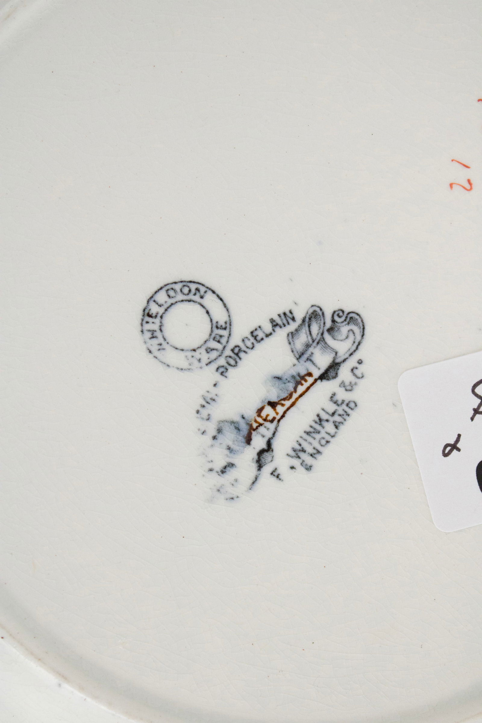 Eight Whieldon Ware Pheasant Pattern Serving Pieces - 10