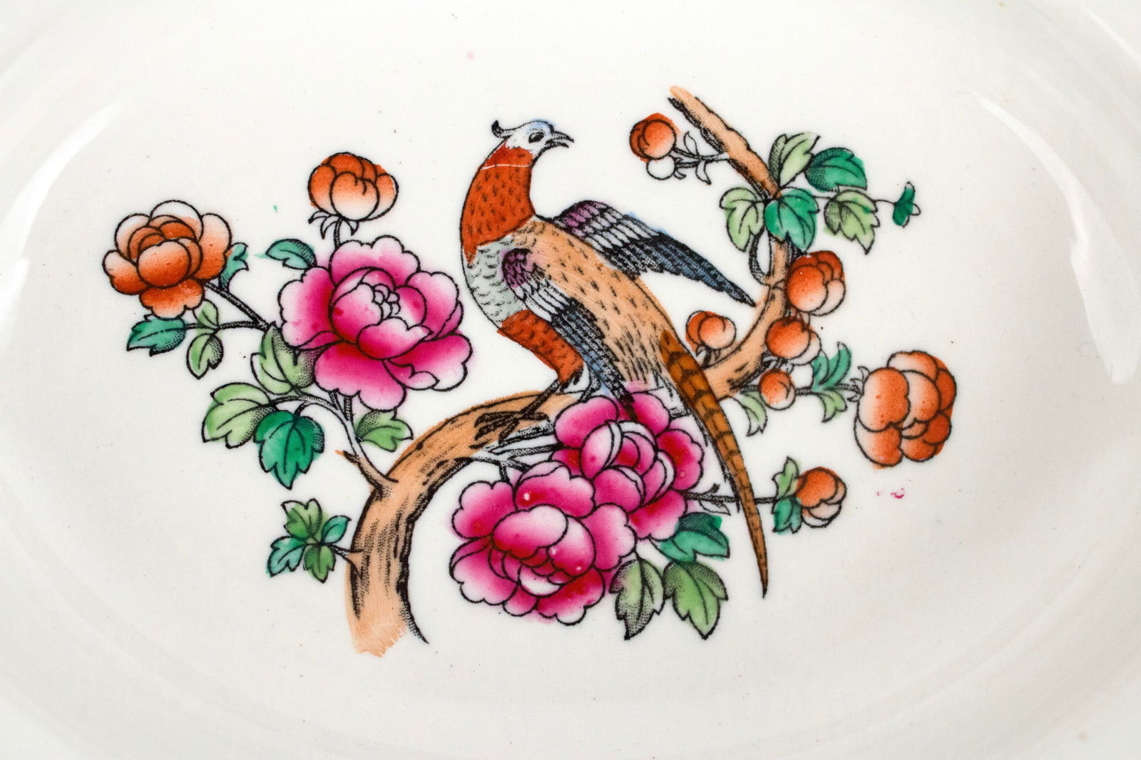 Eight Whieldon Ware Pheasant Pattern Serving Pieces - 3