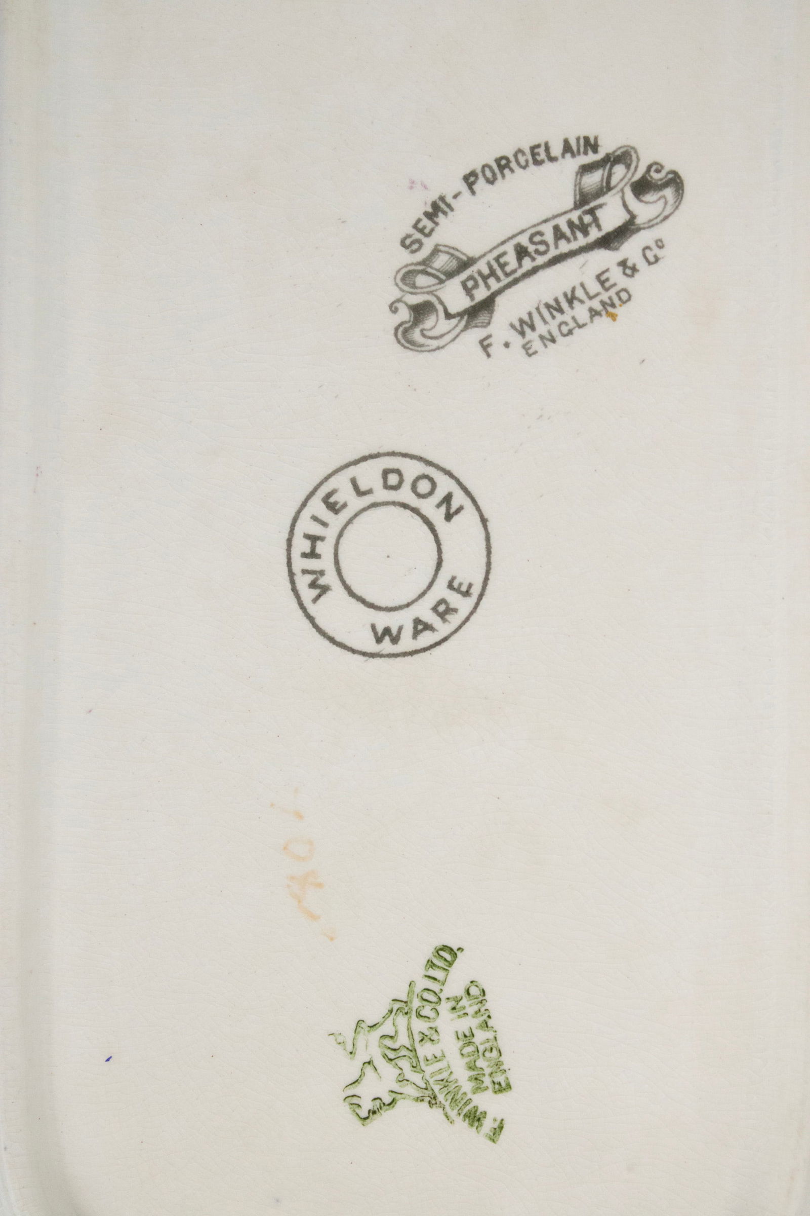 Eight Whieldon Ware Pheasant Pattern Serving Pieces - 9