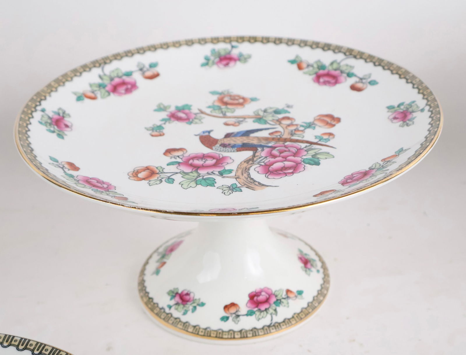 Five Whieldon Ware Pheasant Pattern Serving Pieces - 7