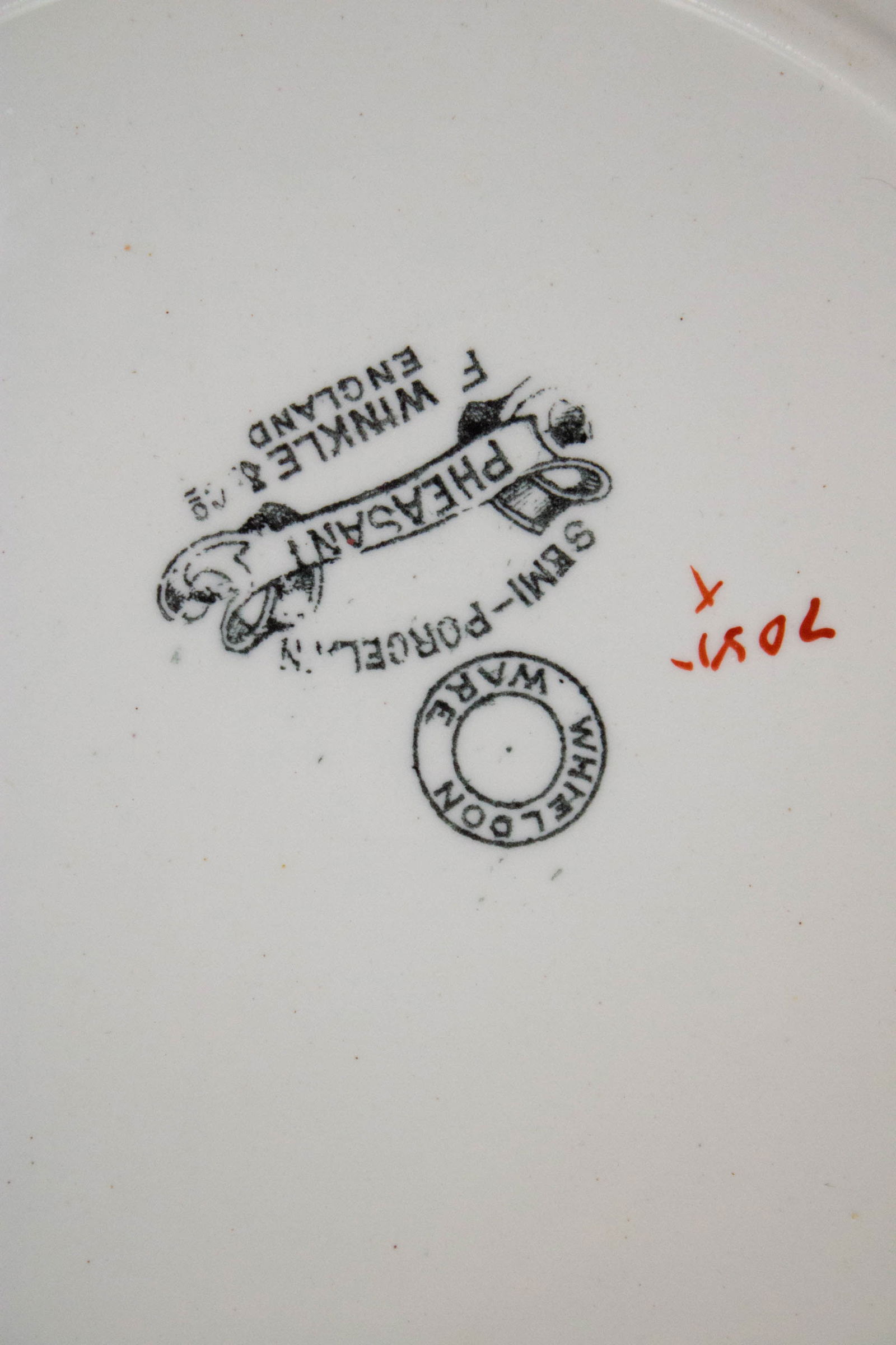 Nine Pheasant Pattern Shaped Serving Plates - 10