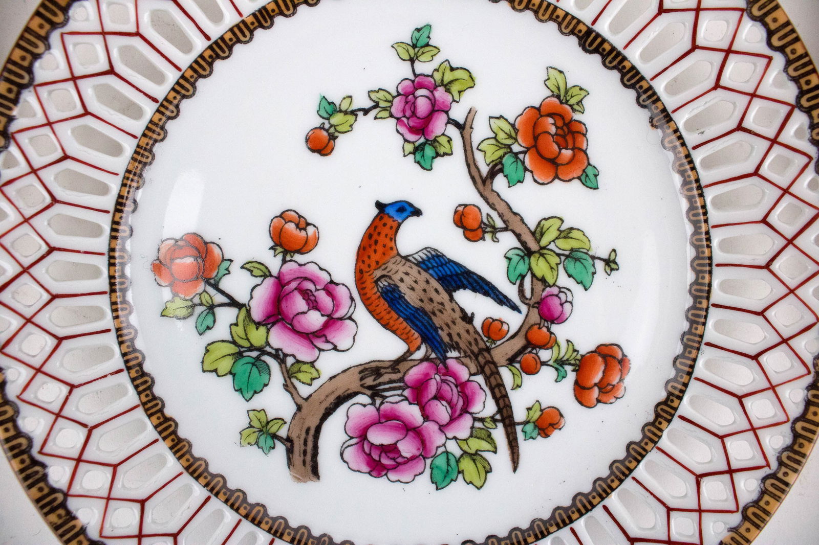 Nine Pheasant Pattern Shaped Serving Plates - 2