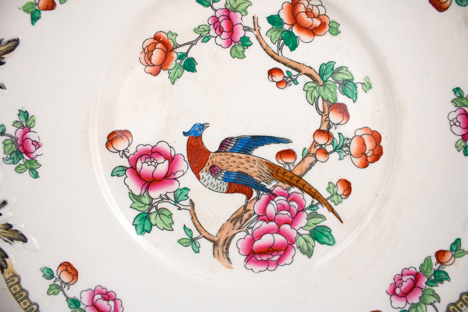 Nine Pheasant Pattern Shaped Serving Plates - 4