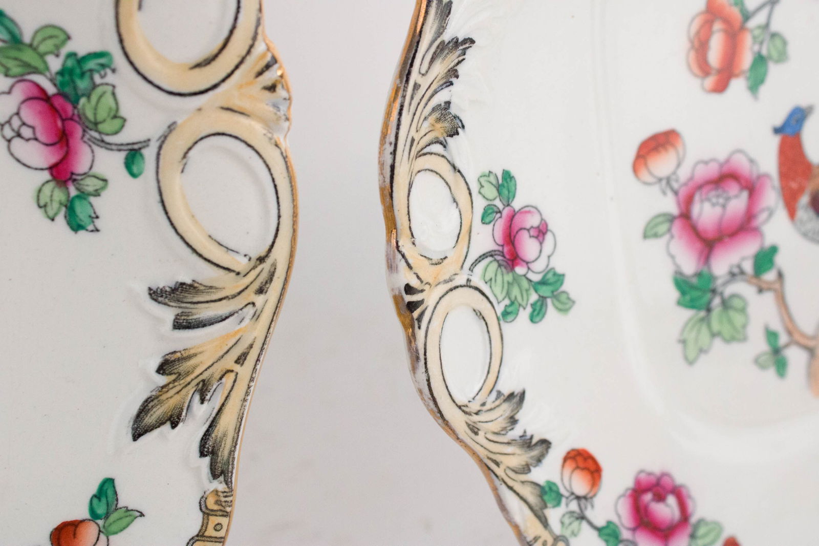 Nine Pheasant Pattern Shaped Serving Plates - 7