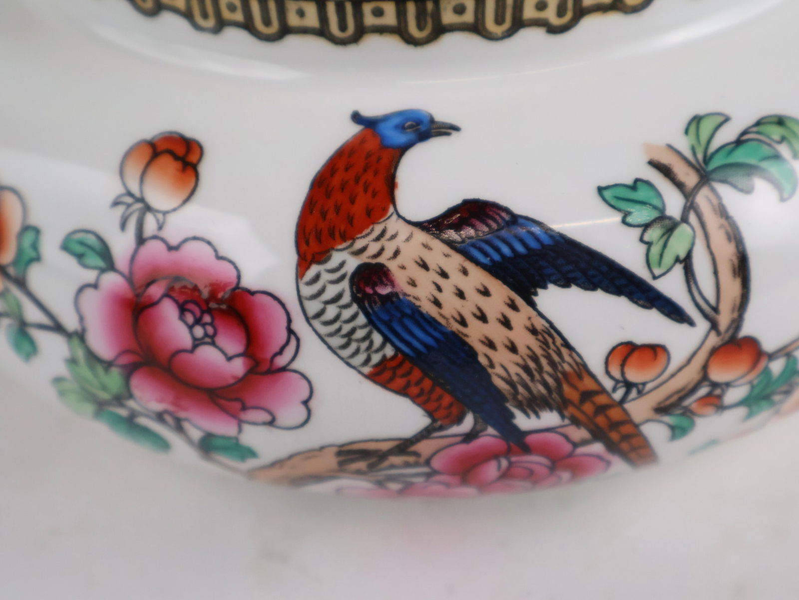 Eleven Whieldon Ware Pheasant Pattern Vases and Decorative Items - 9