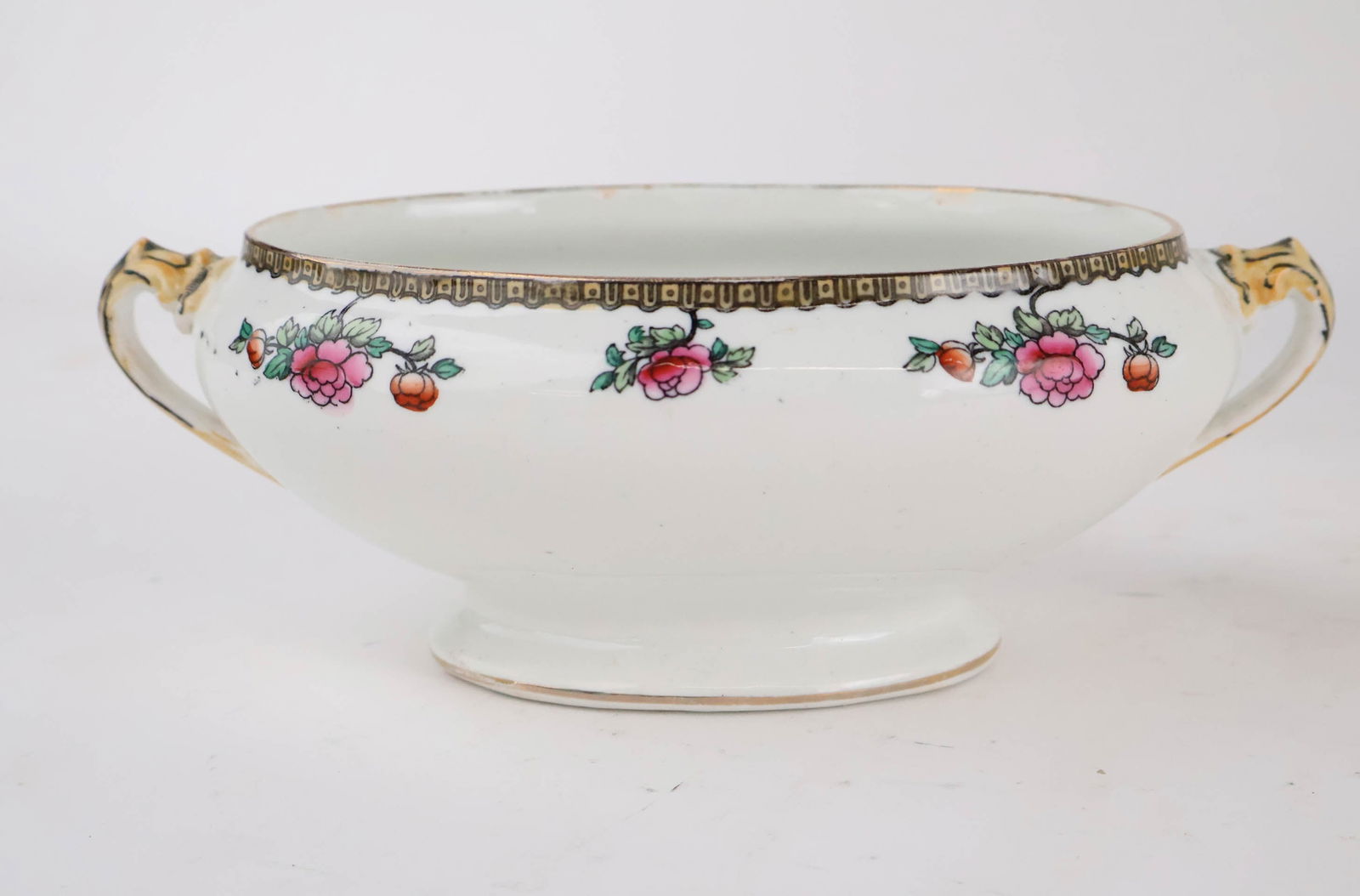 Six Whieldon Ware Pheasant Pattern Serving Pieces - 5