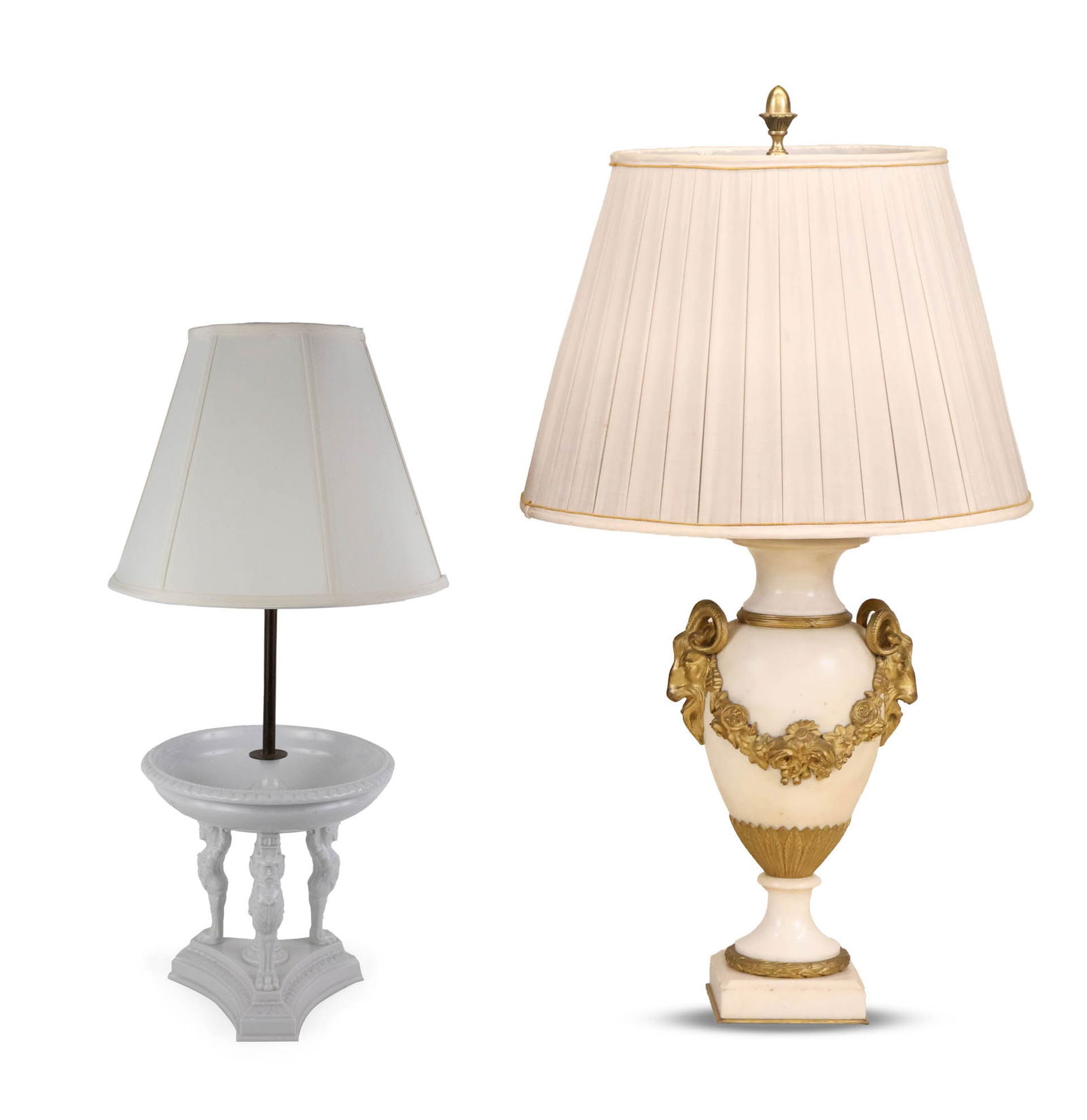 Neoclassical Style Ormolu-Mounted Marble Table Lamp (1 of 12)