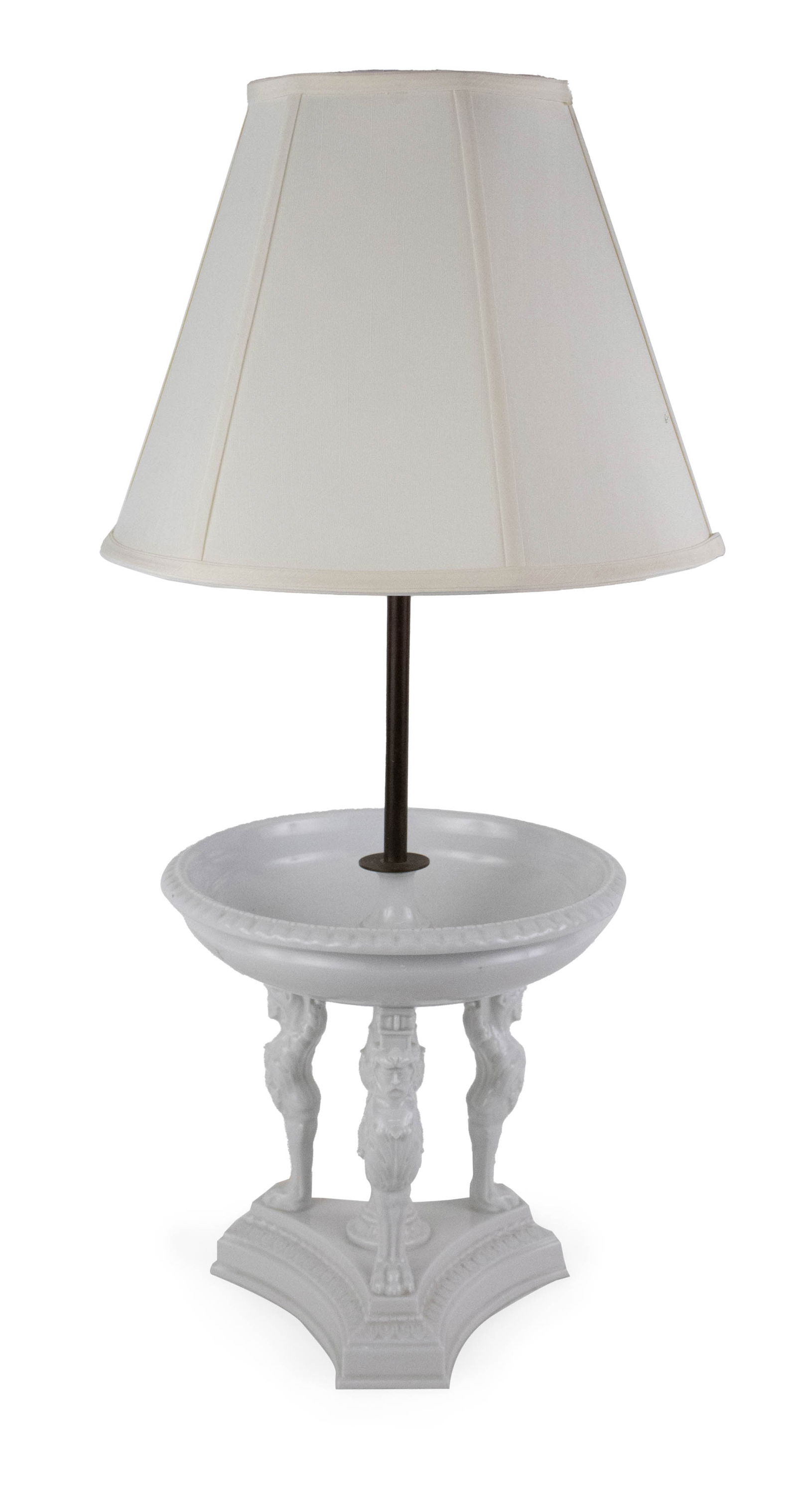 Neoclassical Style Ormolu-Mounted Marble Table Lamp - 2