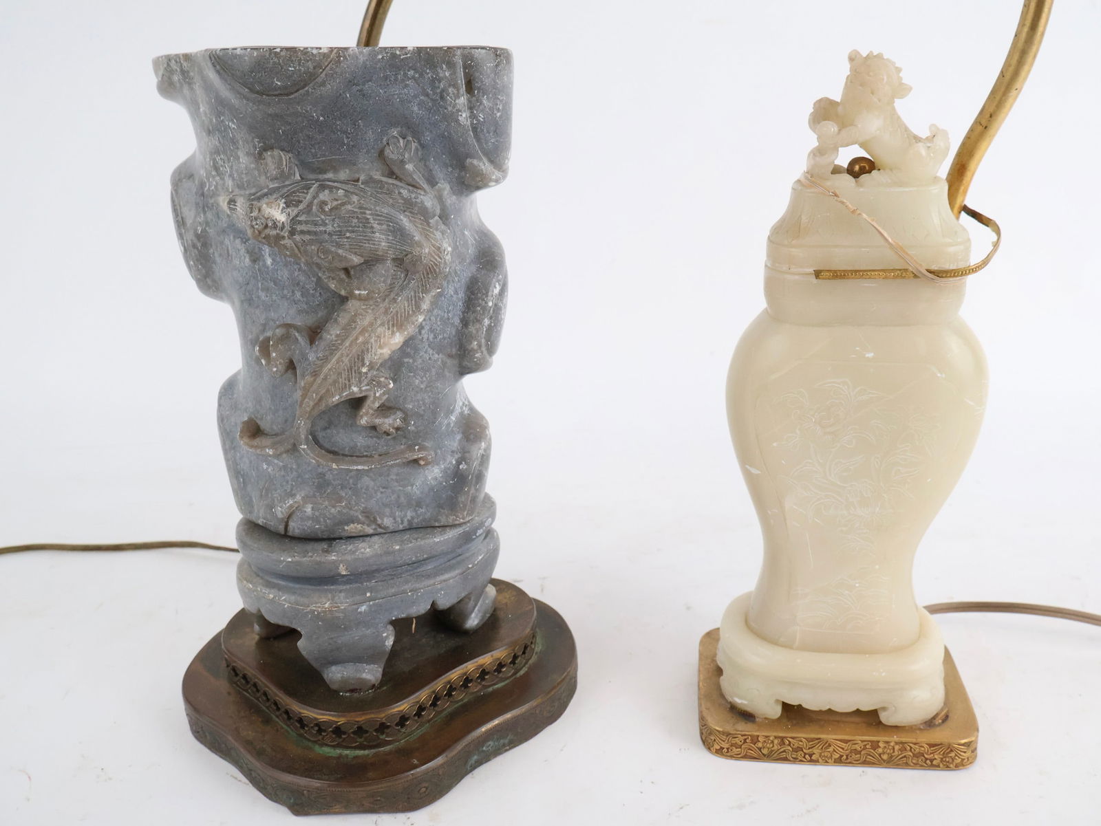 Two Chinese Hardstone Urns - 2
