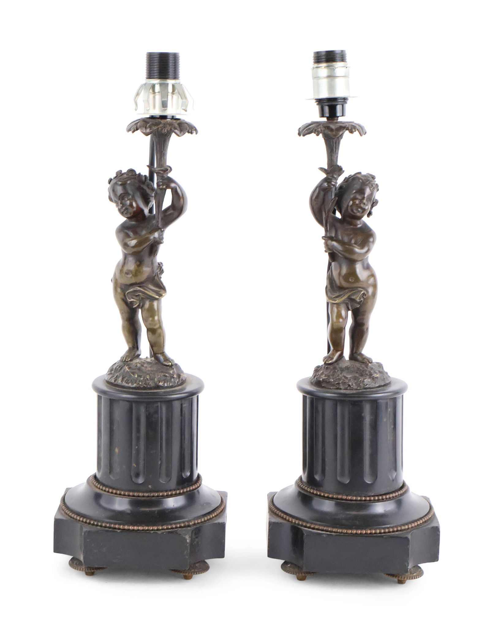 Two Neoclassical Style Figural Table Lamps (1 of 14)