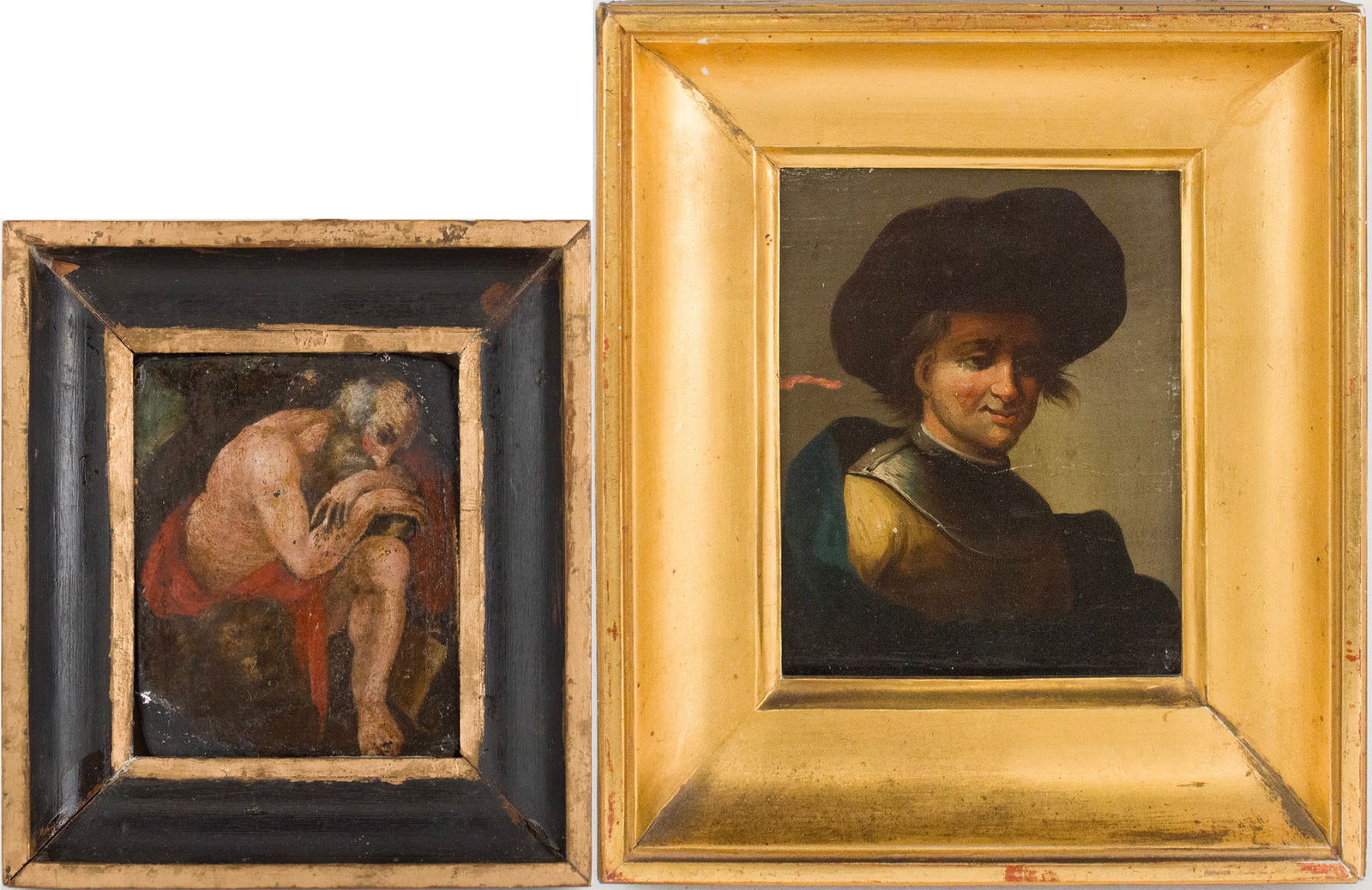 Two Portraits of Men, Oils on Board (1 of 8)