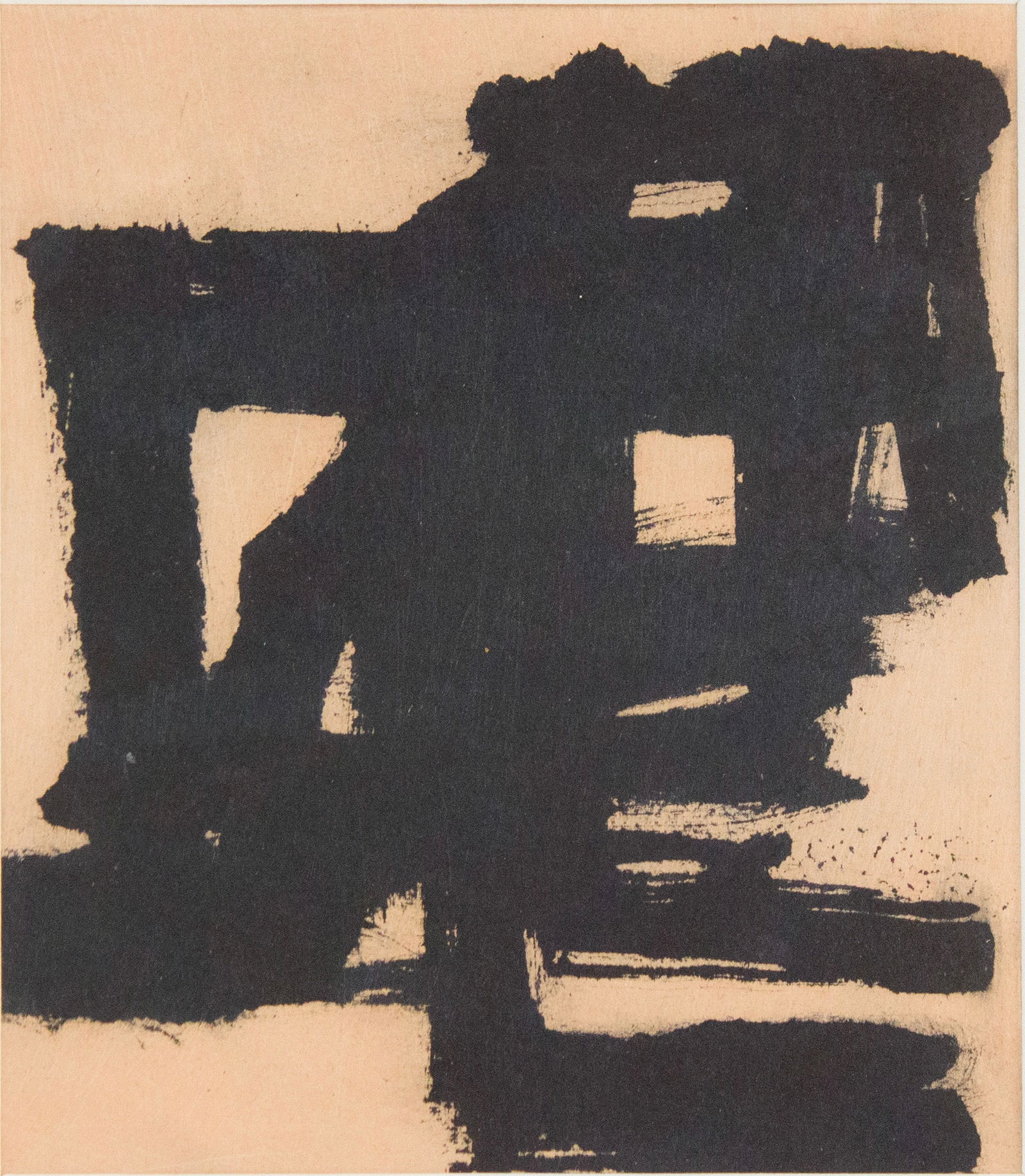 Two Abstract, Ink on Paper - 7