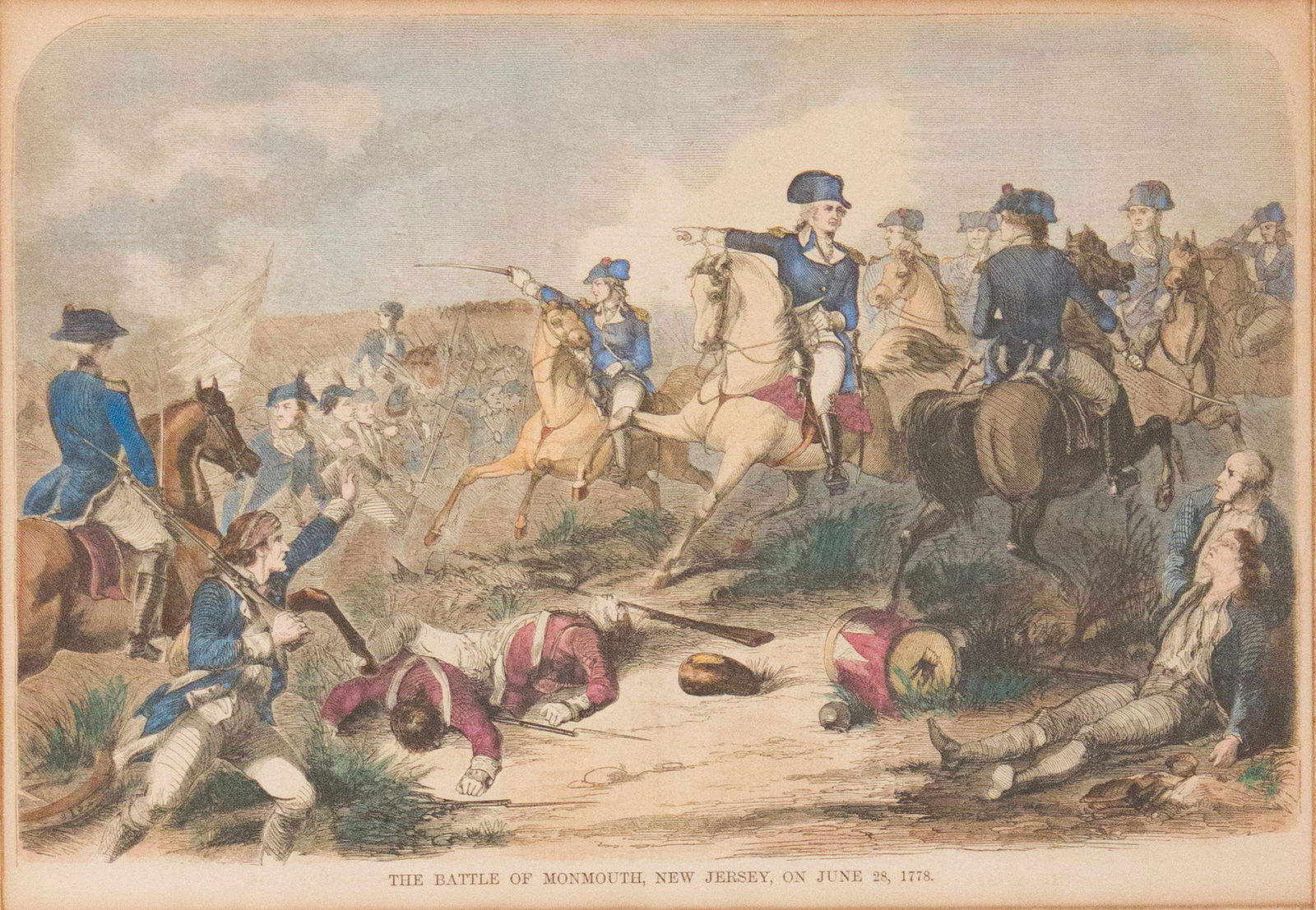 Three Revolutionary War, Prints - 10