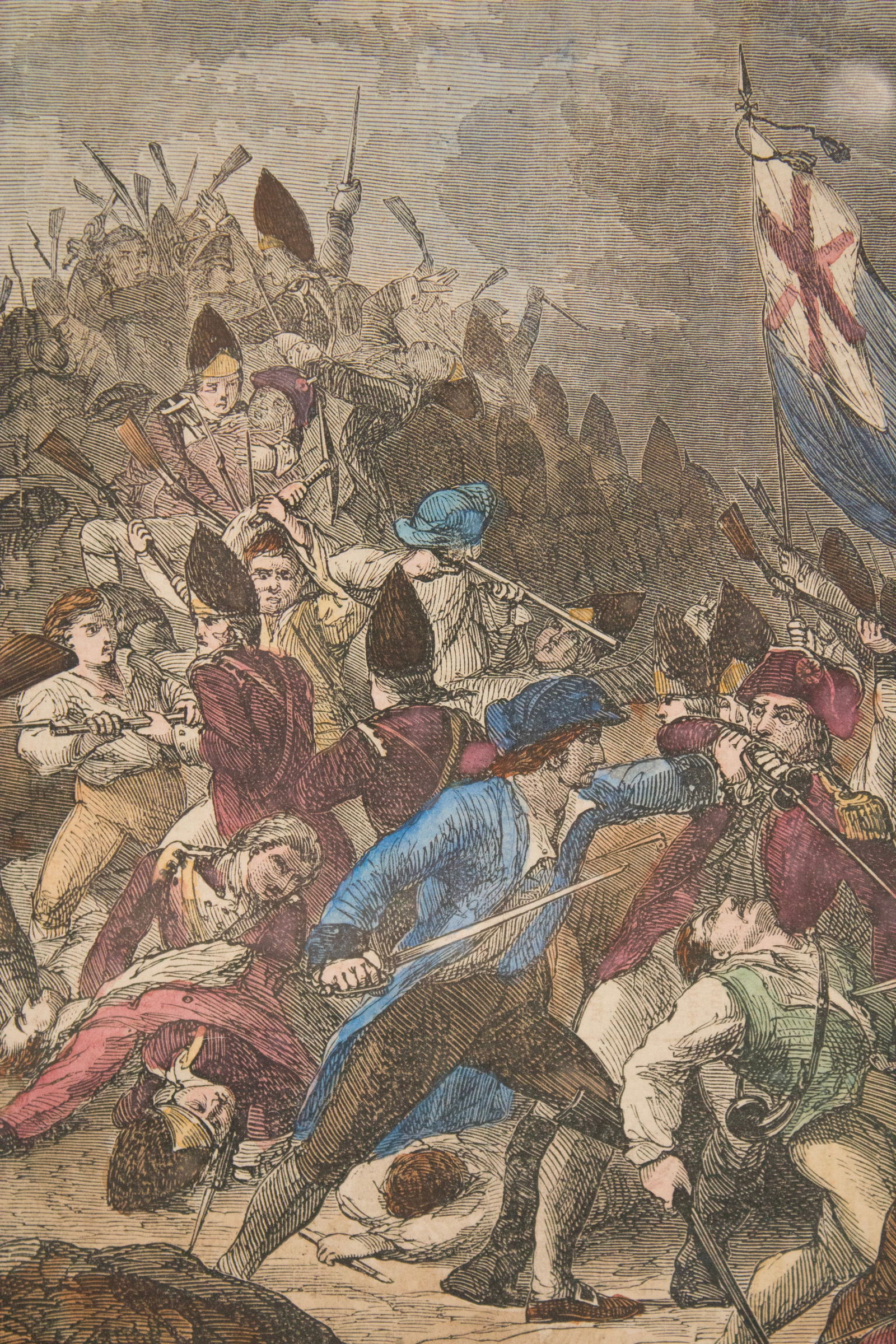 Three Revolutionary War, Prints - 8