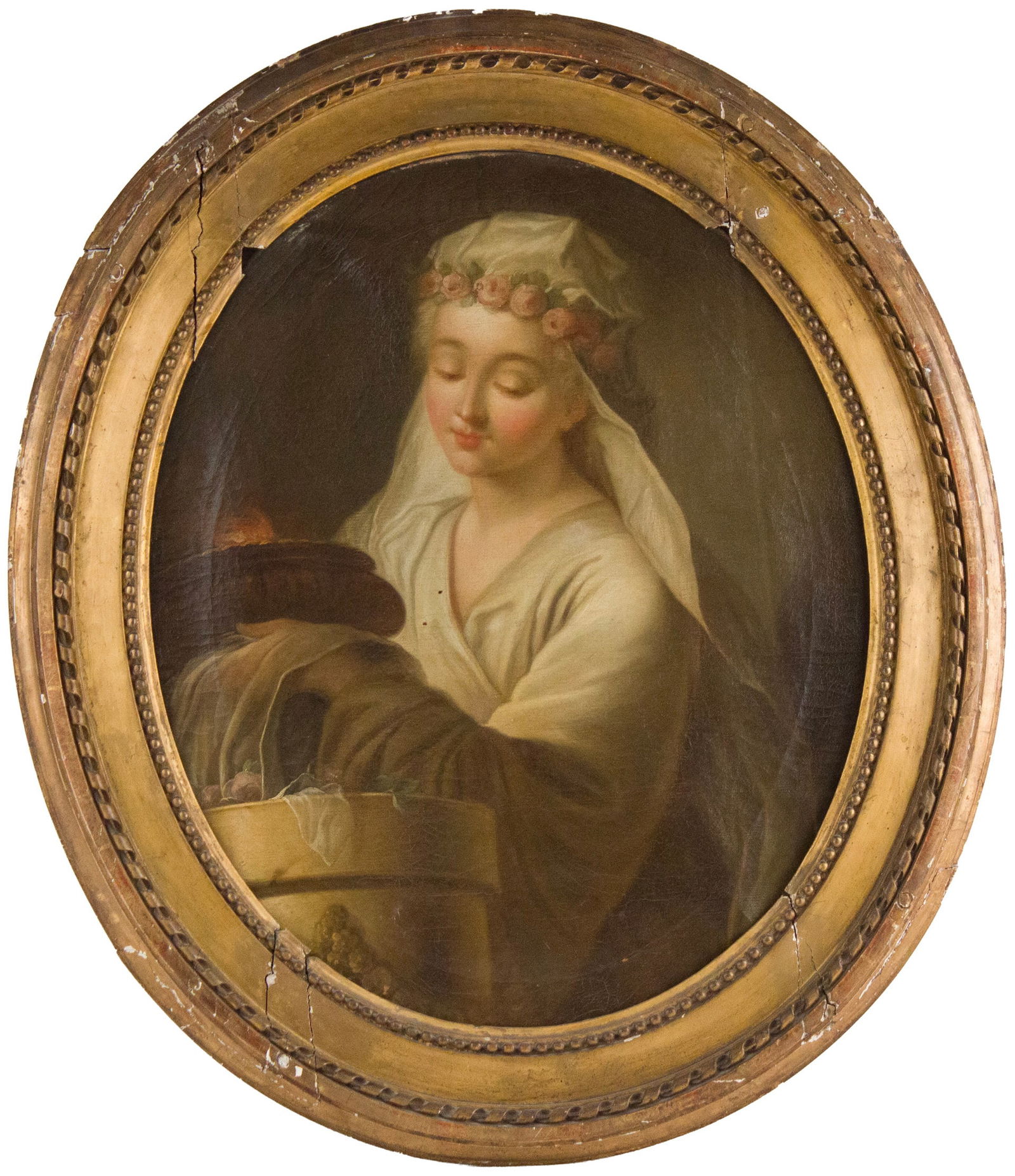 Portrait of a Vestal Virgin, Oil on Canvas (1 of 6)